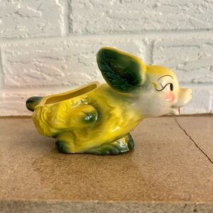 Vintage dog planter